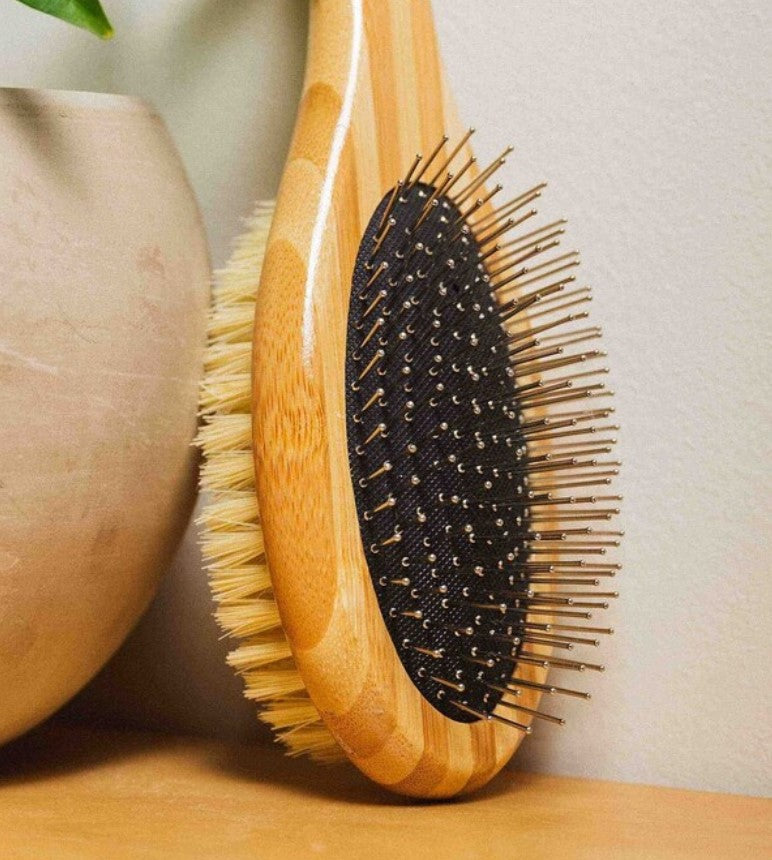 Kitchen Cleaning Brush Natural Bamboo Handle and Sisal Bristles